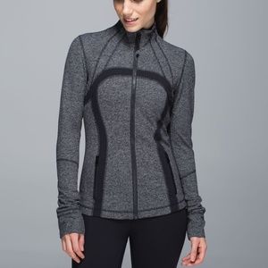 Lululemon Define Gray Marl Hooded Jacket M